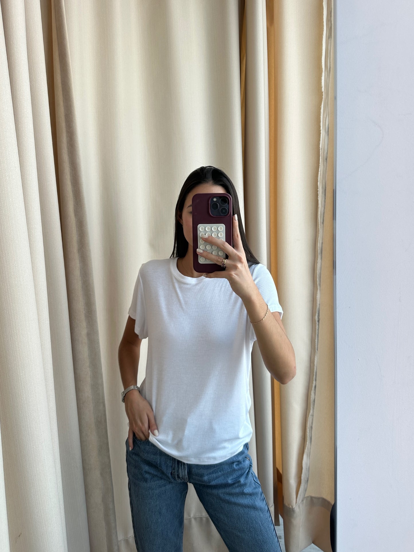 T SHIRT BASICA BLANCA