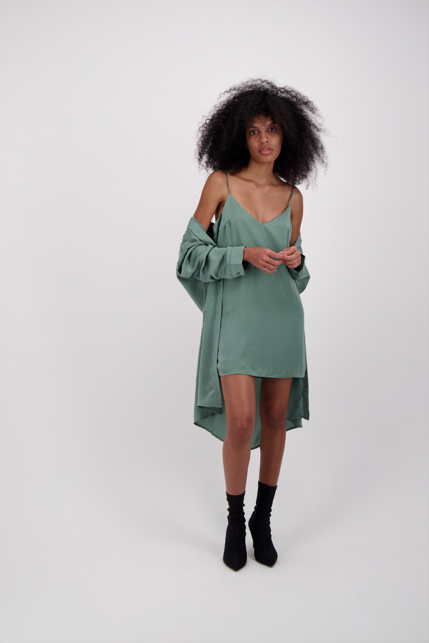 VESTIDO CON CAMISA SAGE