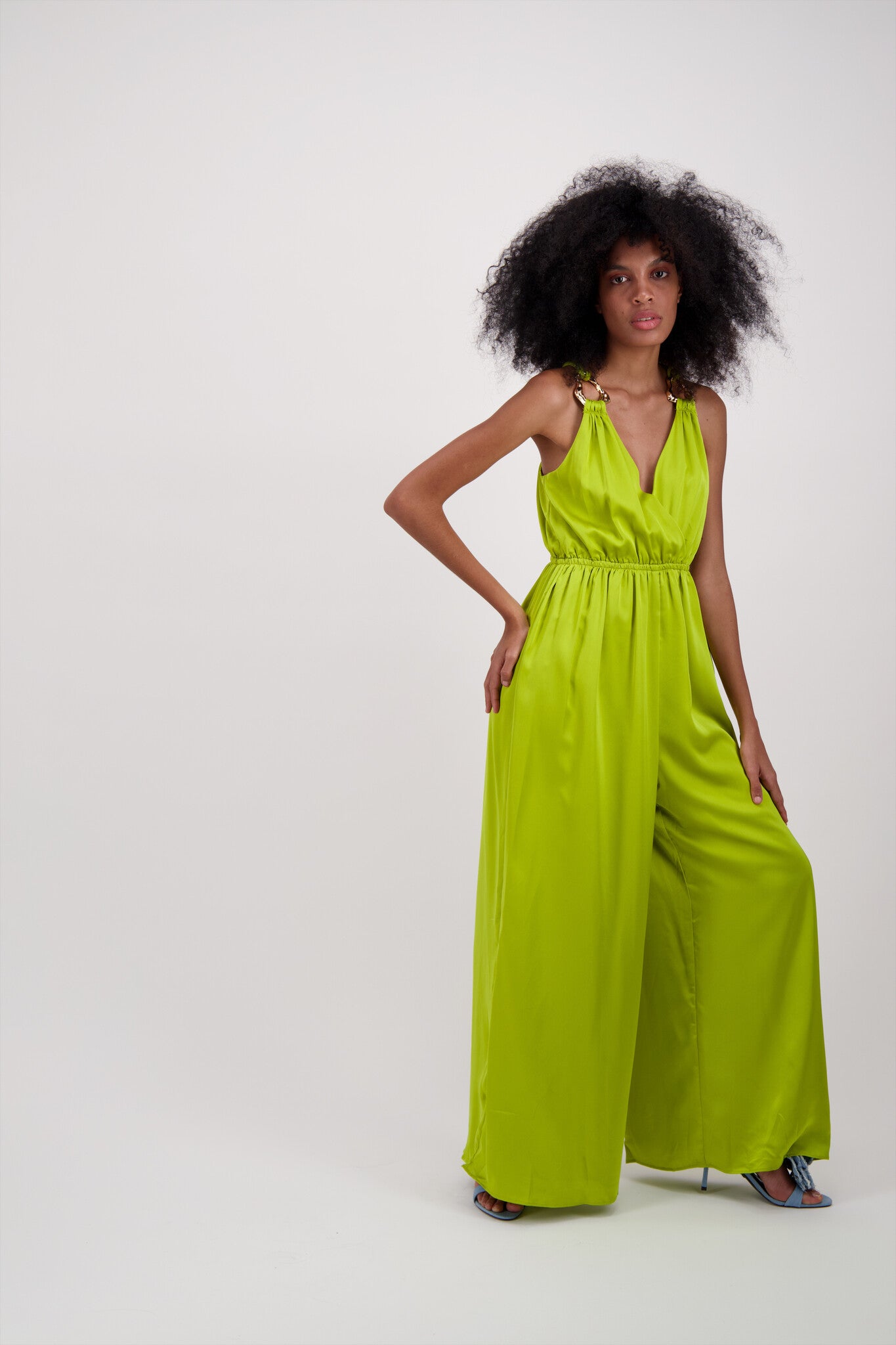 JUMPER SATIN VERDE LARGO