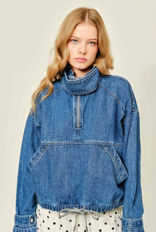 PULLOVER DENIM JACKET