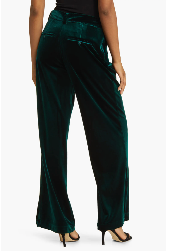 PANTALON TERCIOPELO VERDE