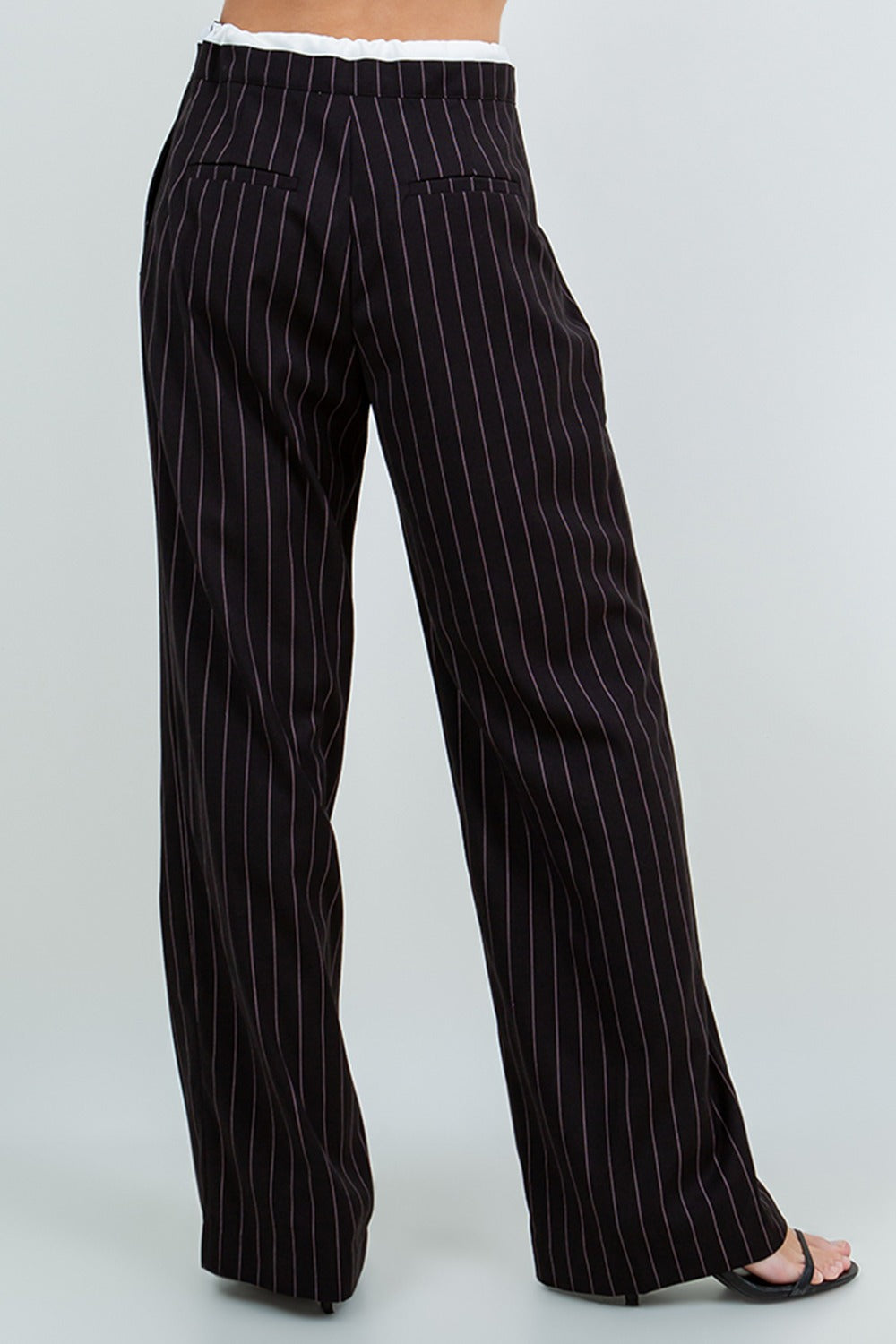 BLACK PINK STRIPE PANTS