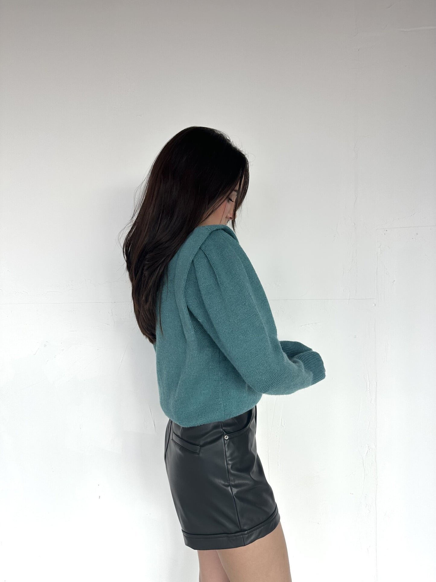 SUETER HOMBRERA AZUL AQUA