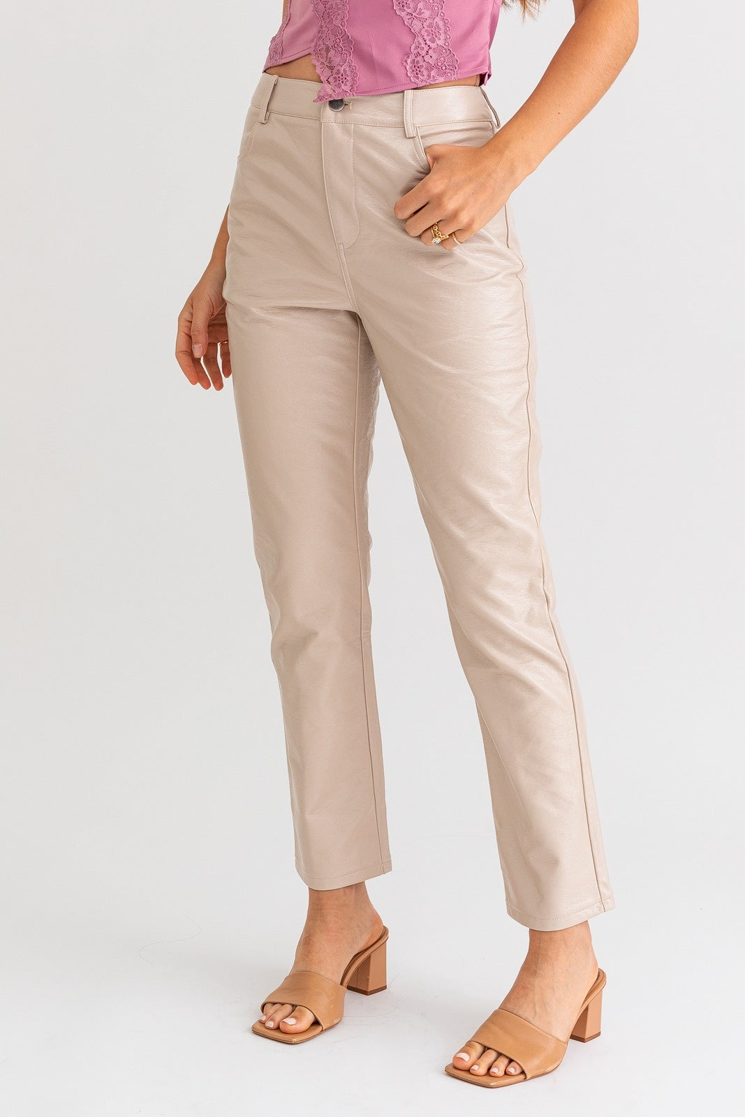 PANTALON TAUPE CHAROL