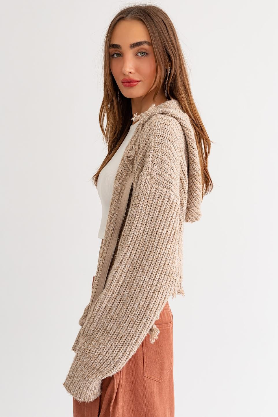 SUDADERA SUETER BEIGE