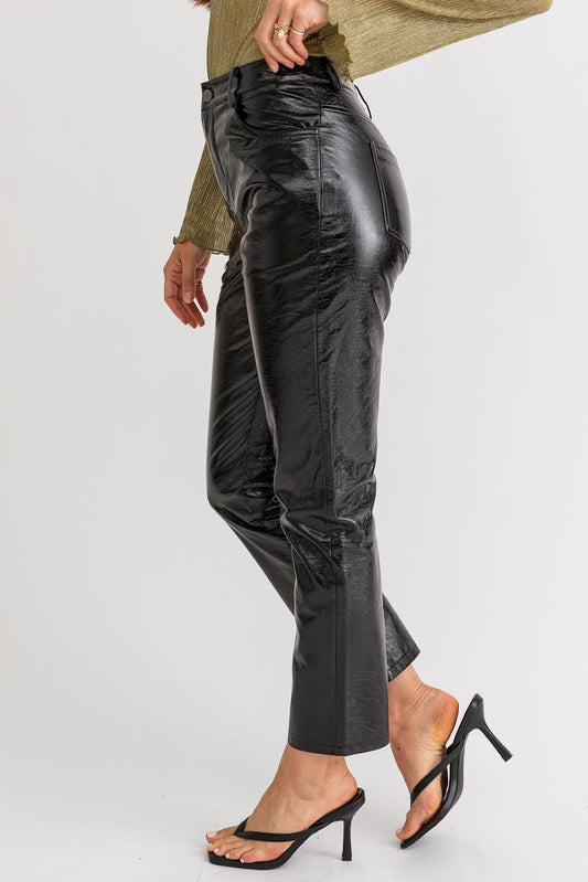 PANTALON SHINY NEGRO