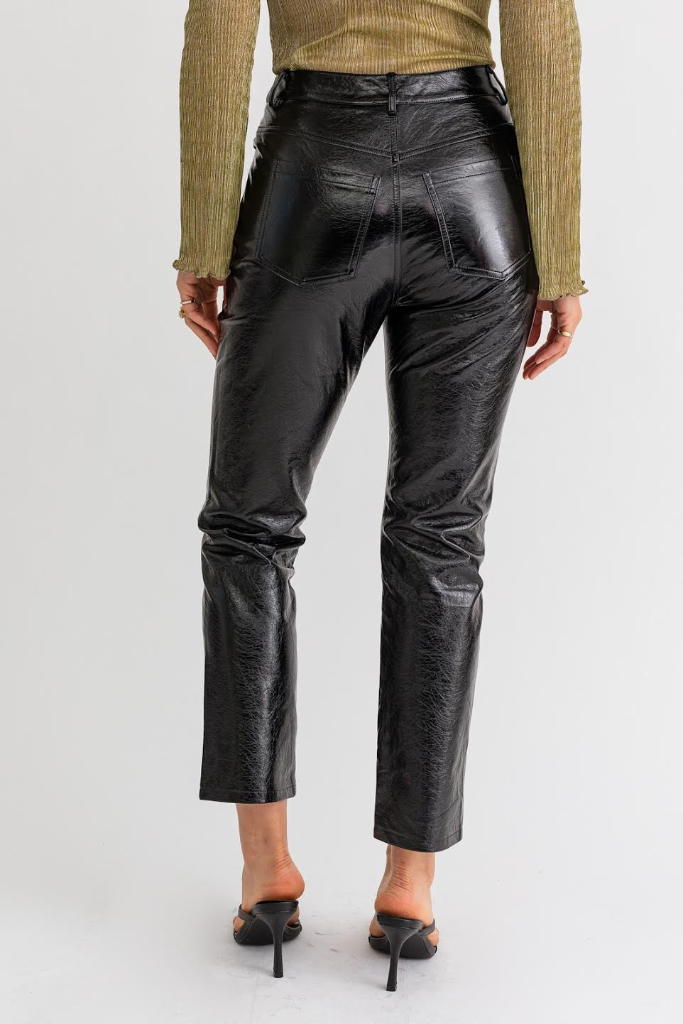 PANTALON SHINY NEGRO