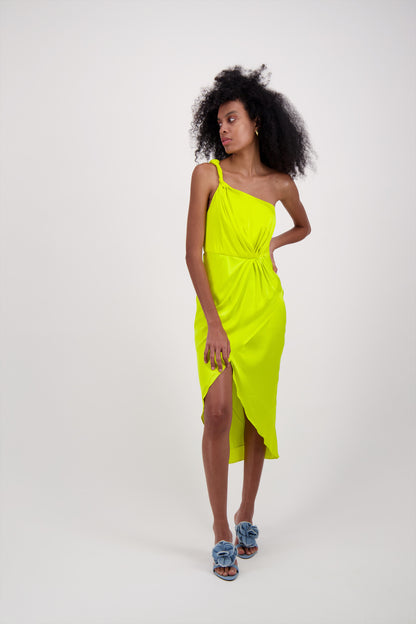 VESTIDO AMARILLO NEON