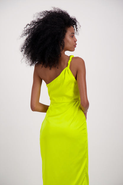VESTIDO AMARILLO NEON