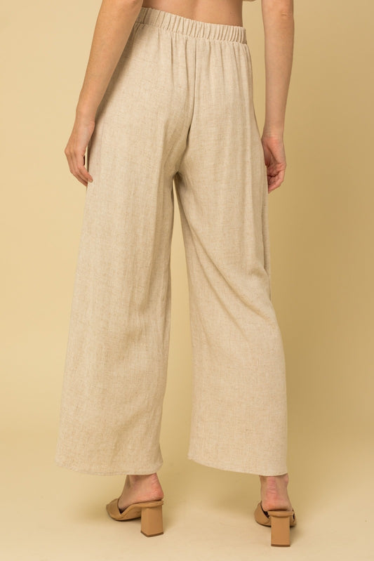 PANTALON BEIGE WRAP