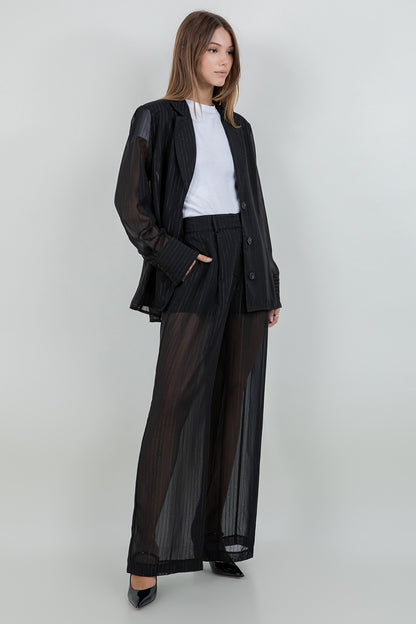 SET BLAZER SHEER