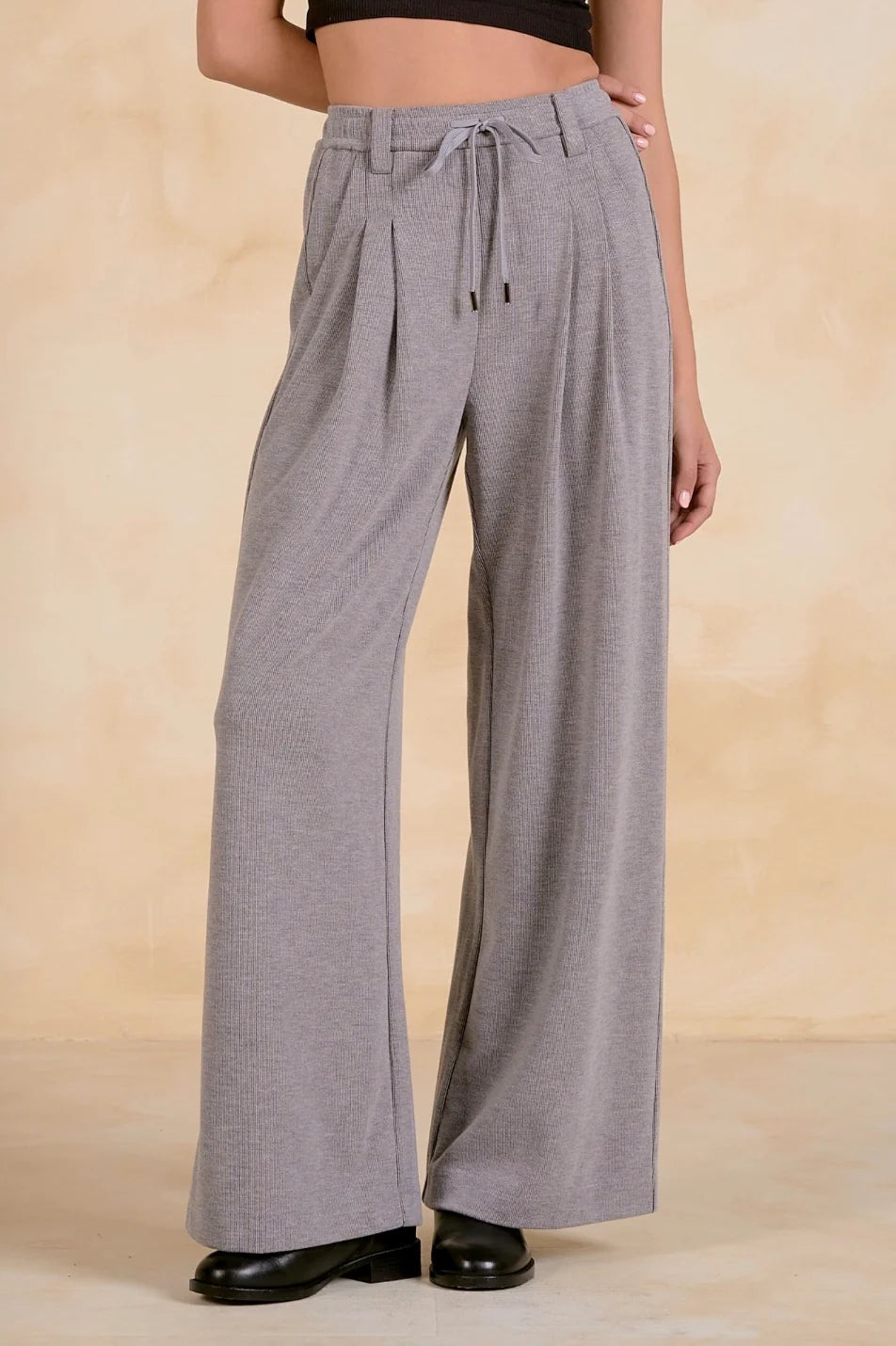 GREY BLAZER SWEAT PANTS SET