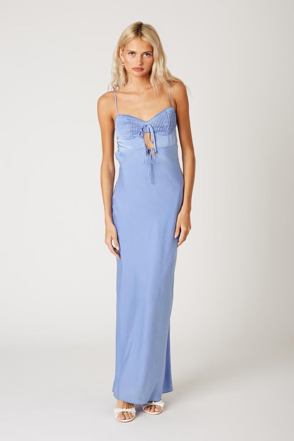 BLUE BOW DRESS