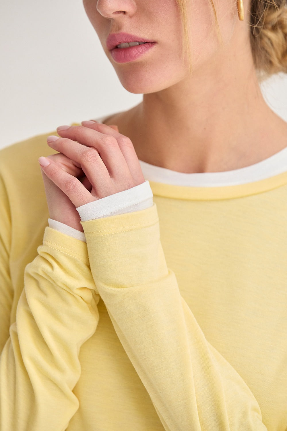 YELLOW LONGSLEEVE TSHIRT