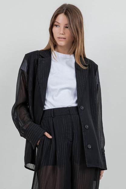 SET BLAZER SHEER