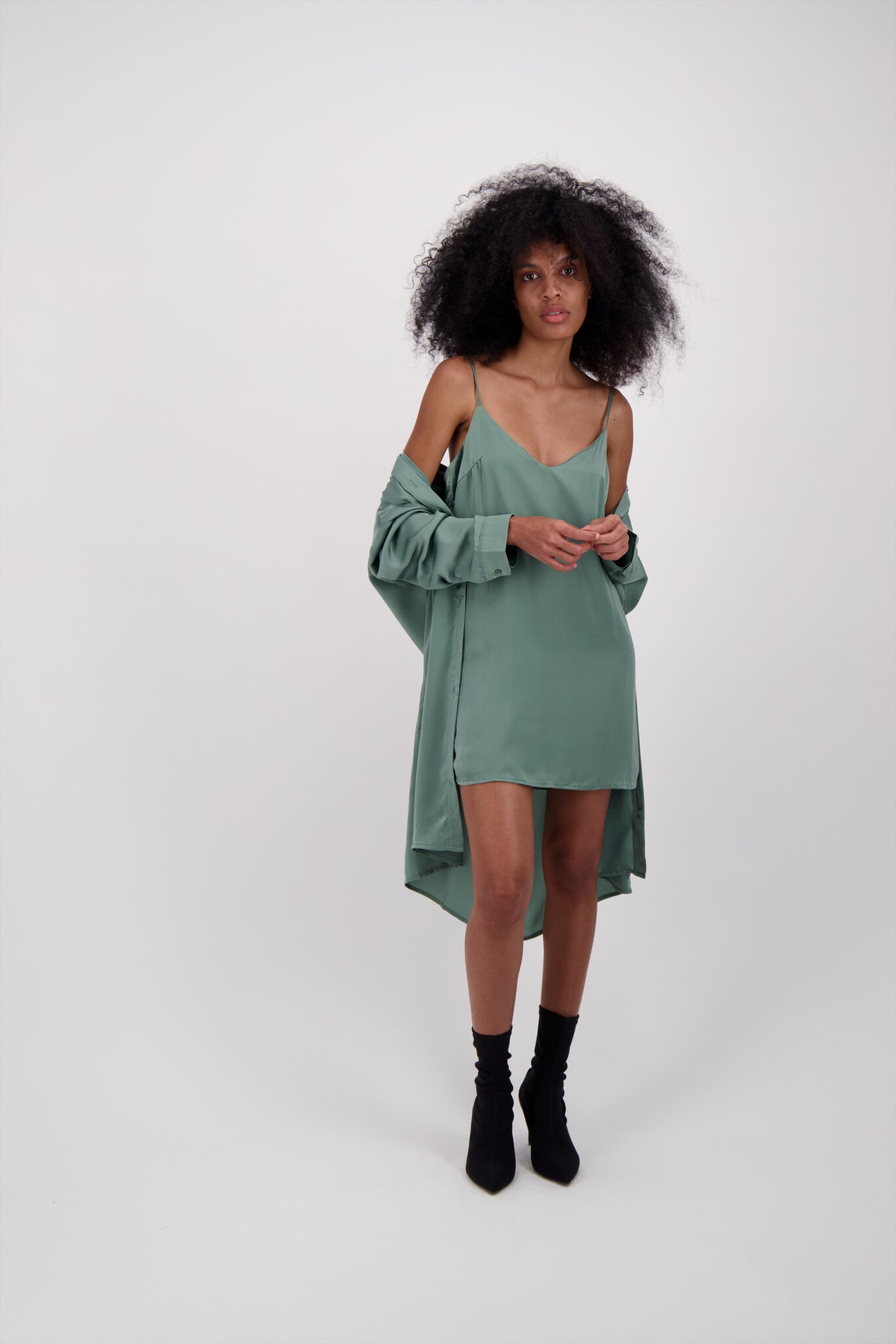 VESTIDO CON CAMISA SAGE