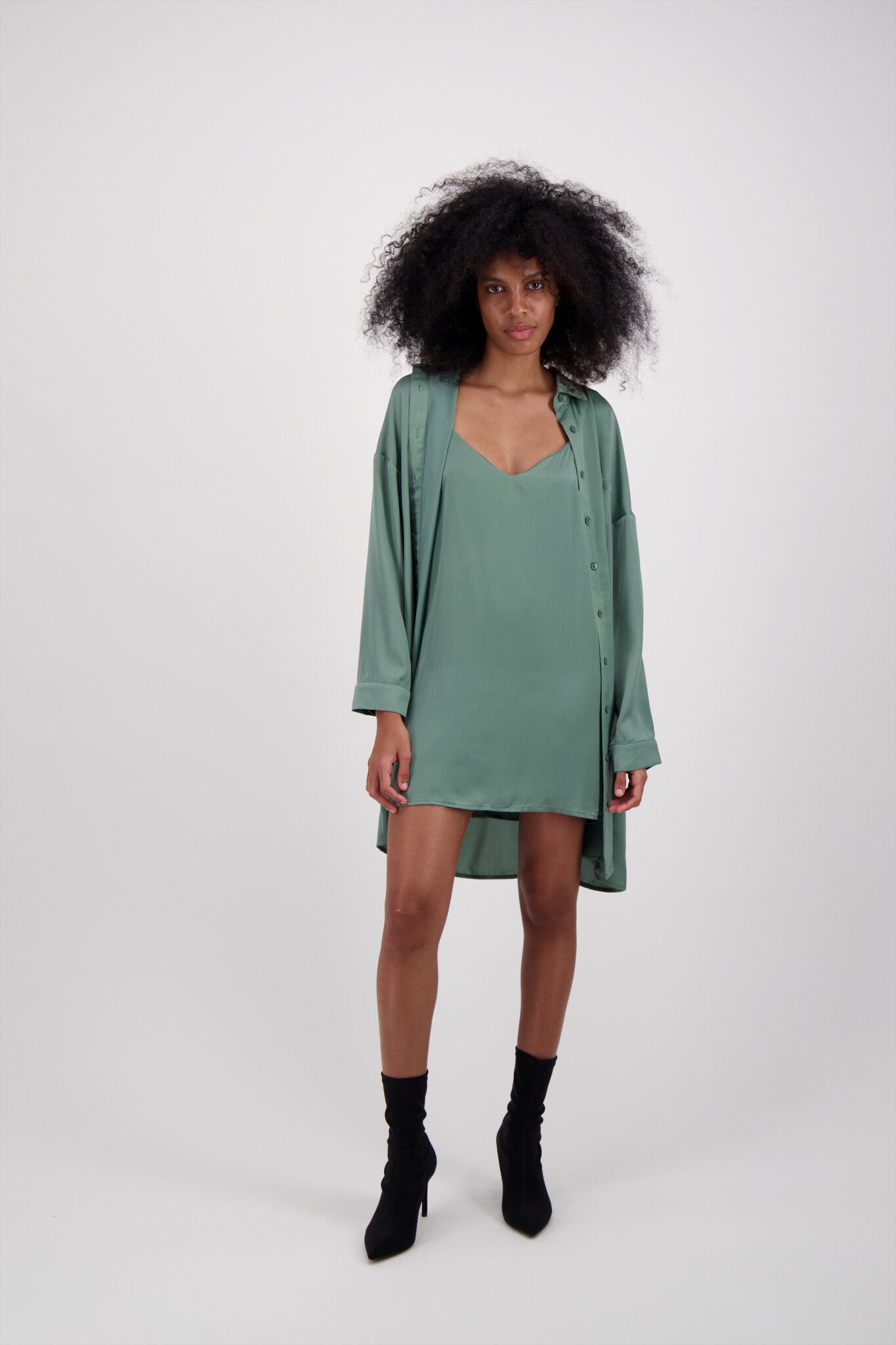 VESTIDO CON CAMISA SAGE