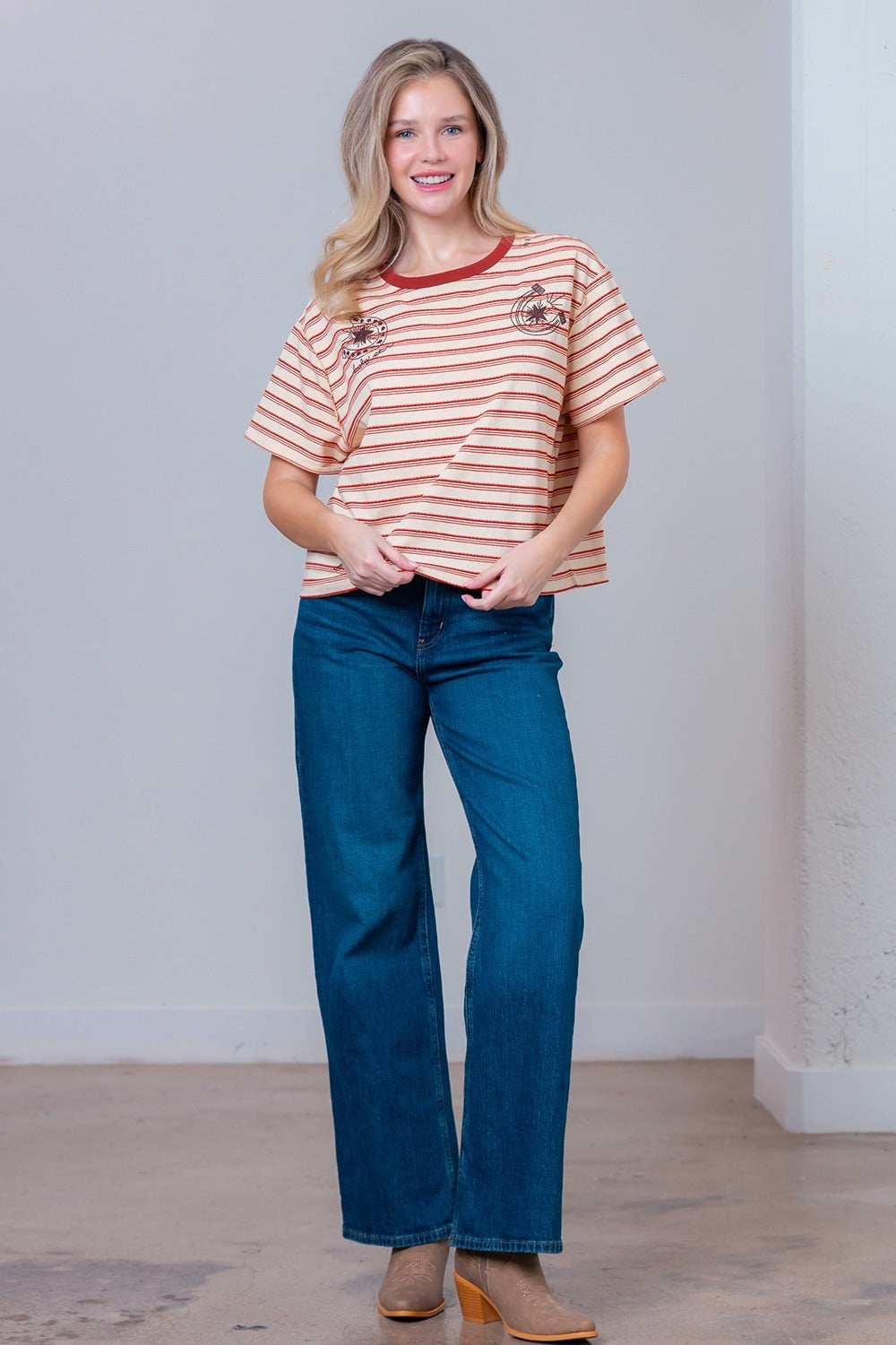 COWBOY STRIPE TSHIRT