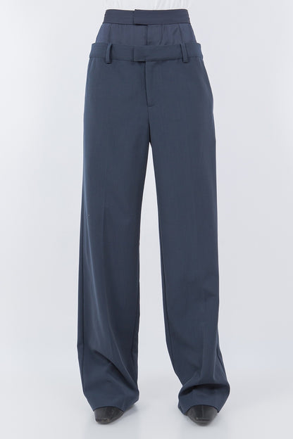 DOUBLE NAVY PANTS
