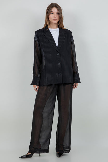 SET BLAZER SHEER