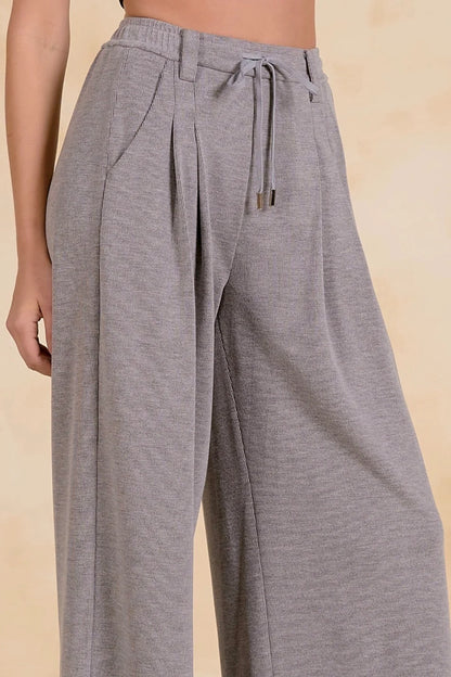 GREY BLAZER SWEAT PANTS SET