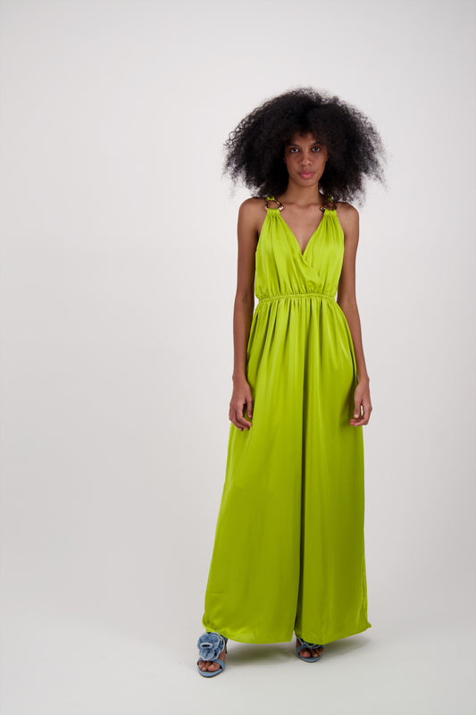 JUMPER SATIN VERDE LARGO