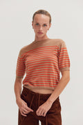 TOP SUETER MANGA CORTA