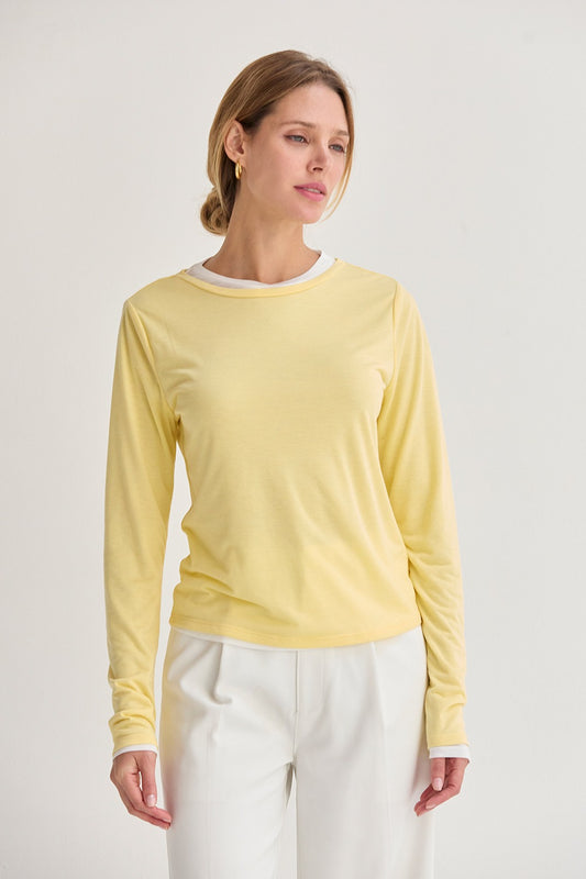 YELLOW LONGSLEEVE TSHIRT