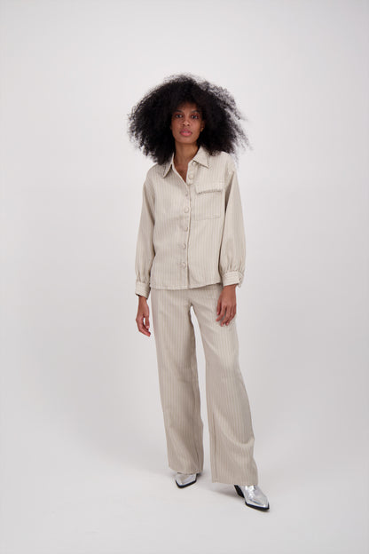 SET PANTALON Y CHAMARRA CON  PIEDRAS