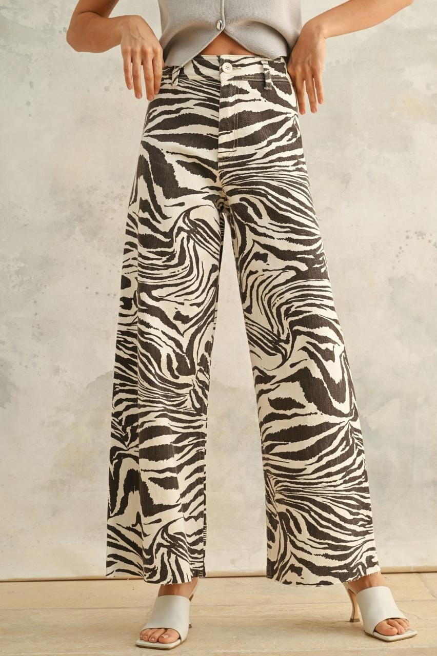 ZEBRA BROWN PANT
