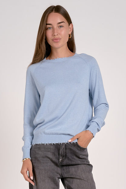 LIGHT BLUE KNIT