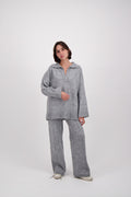 SET TEJIDO GRIS