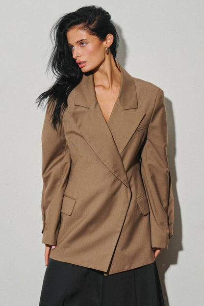 OVERSIZED TRUFFLE BLAZER