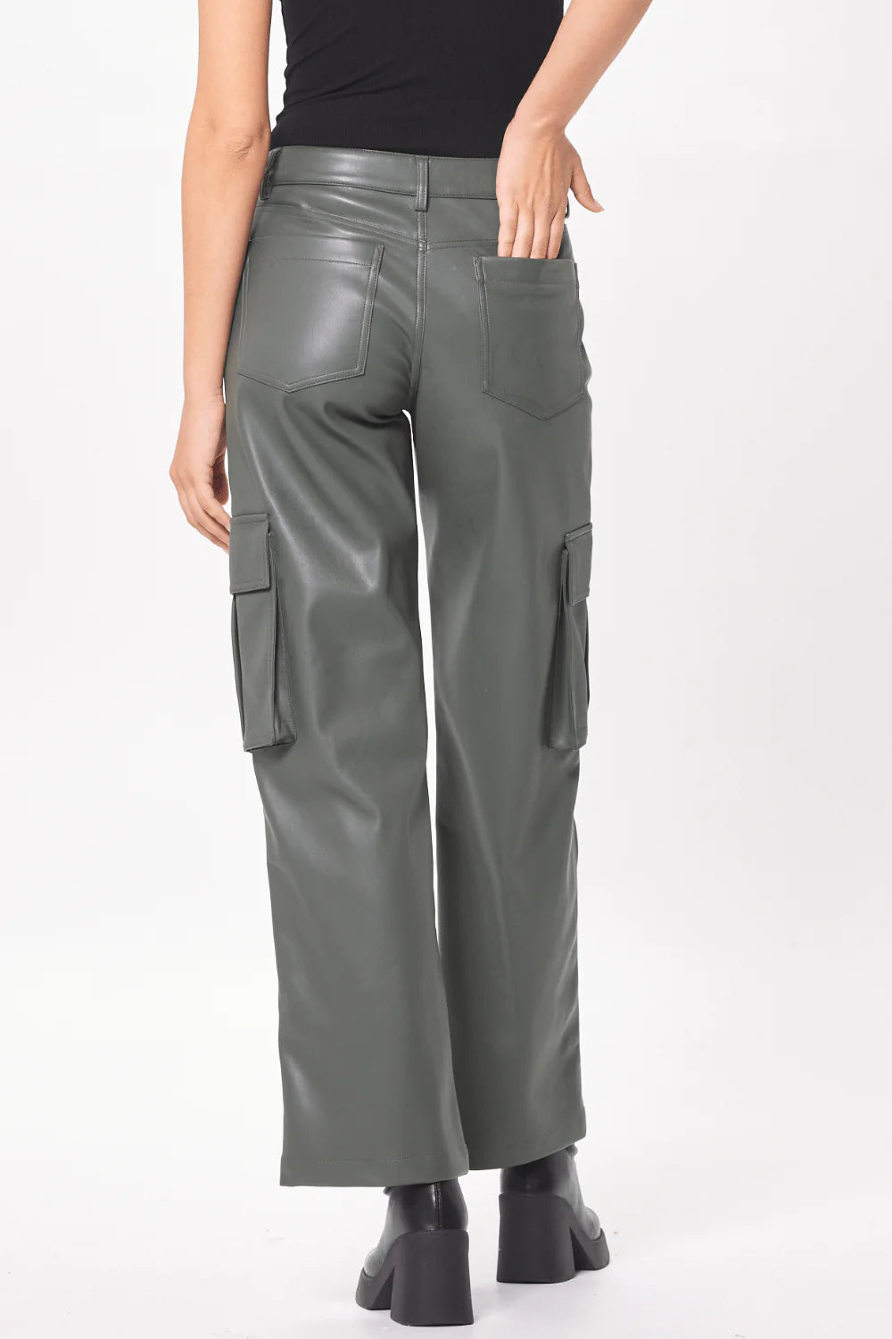 PANTALON CARGO PIEL GRIS