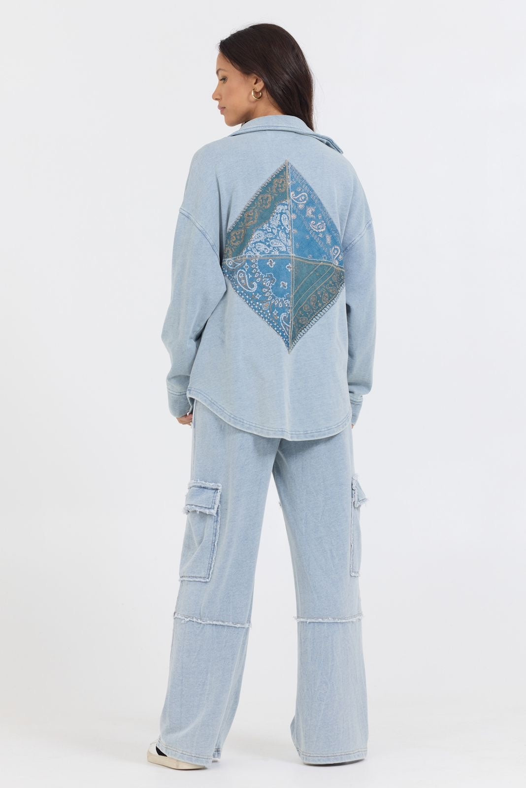 SET PANTS PATCH DENIM