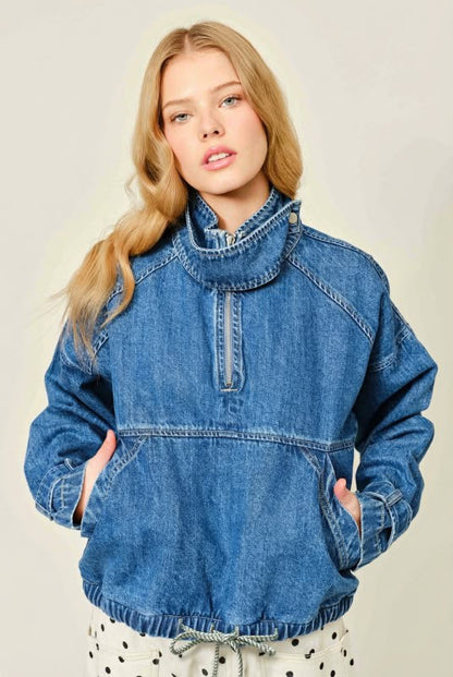 PULLOVER DENIM JACKET