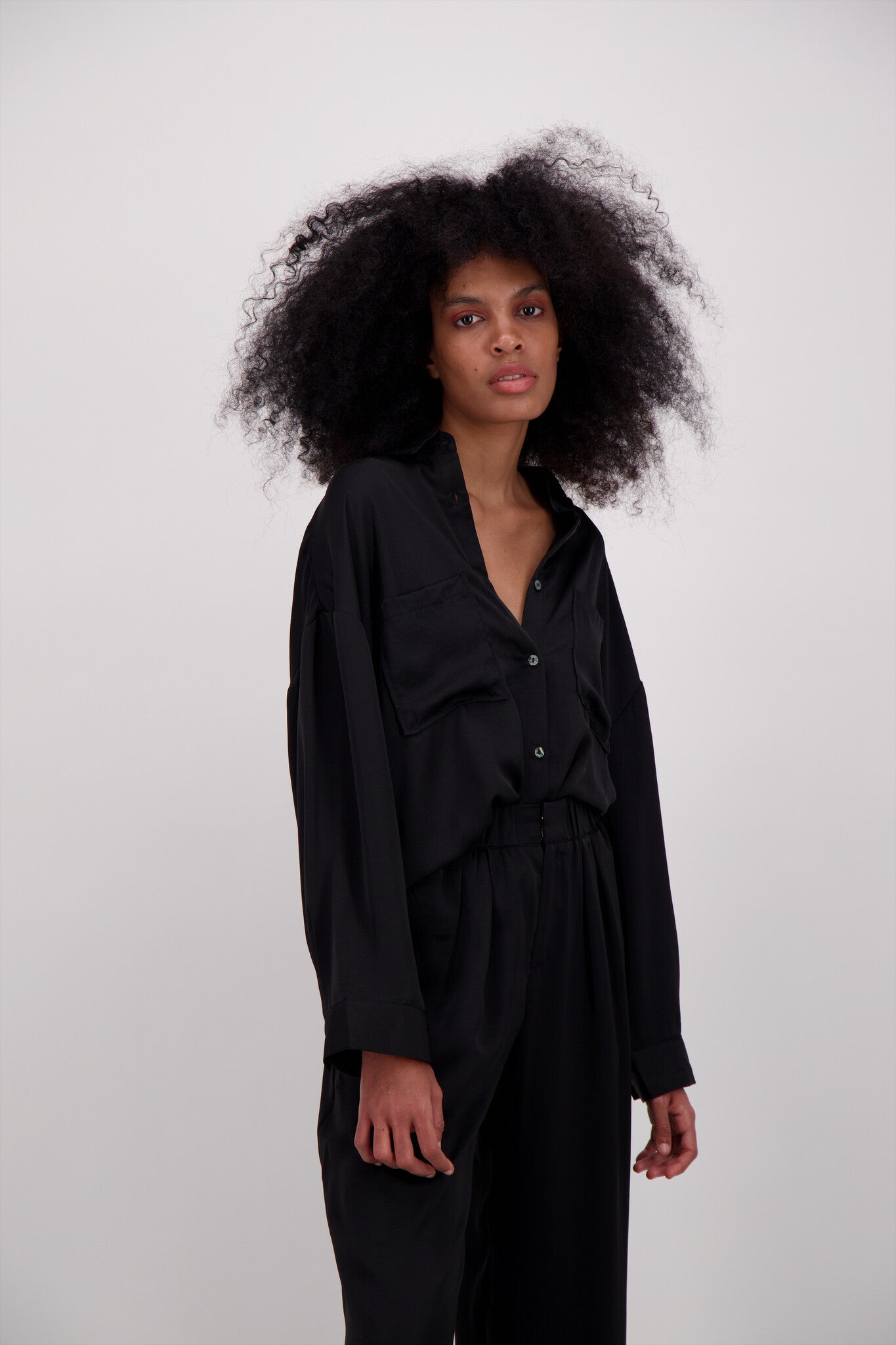 SET CAMISA PANT NEGRO