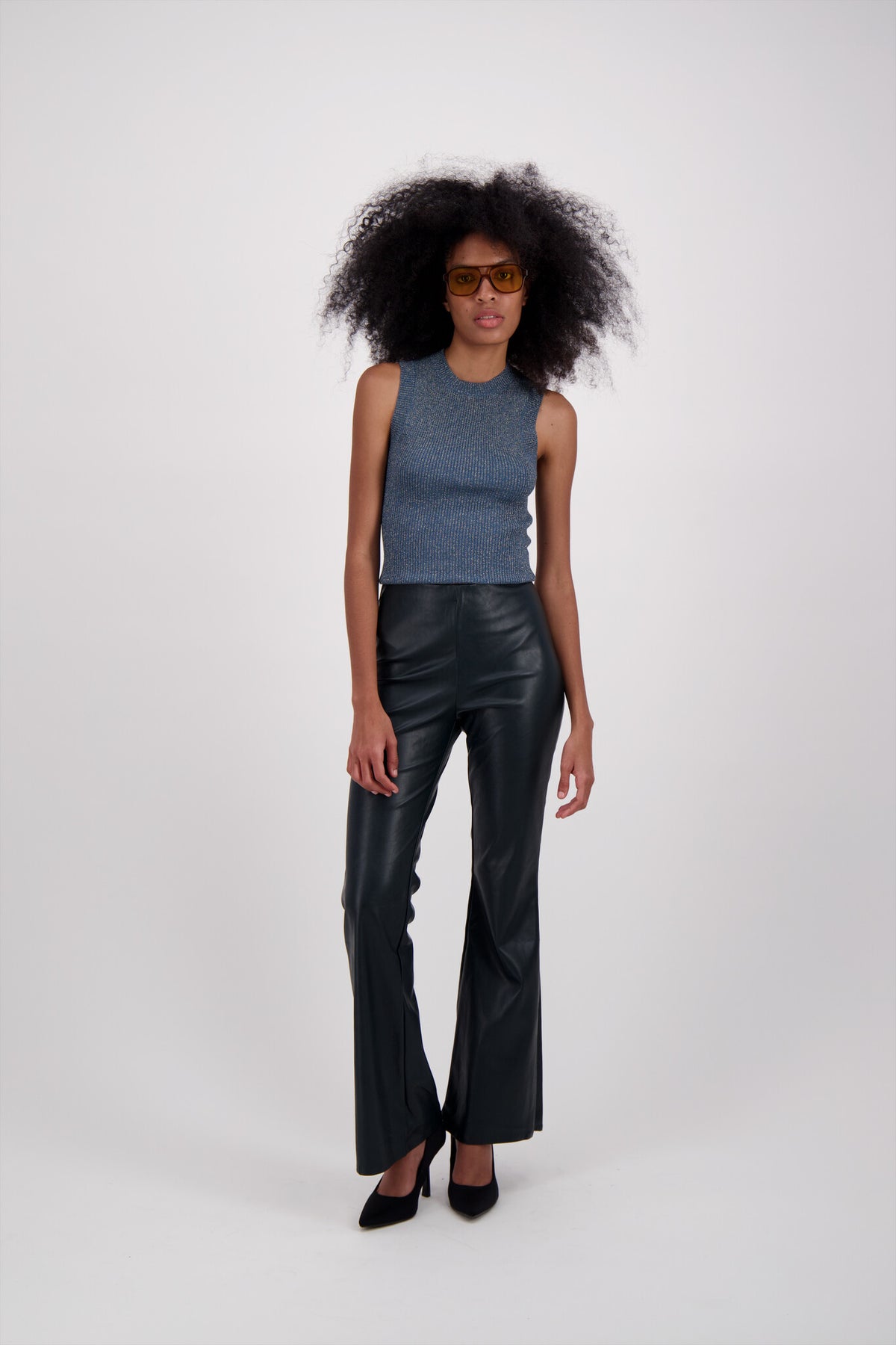PANTALON VERDE PIEL