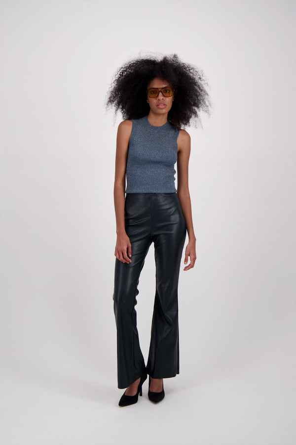 PANTALON VERDE PIEL