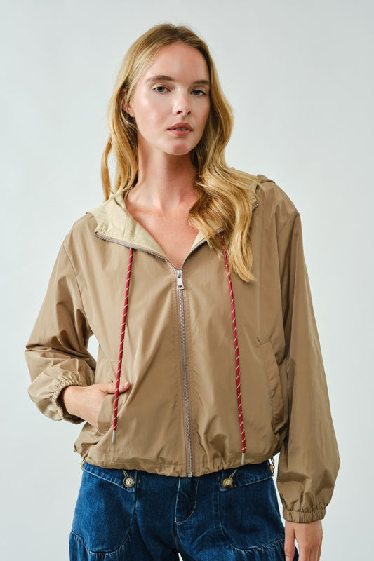 TAUPE WIND JACKET