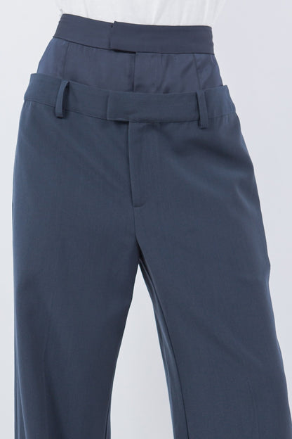 DOUBLE NAVY PANTS