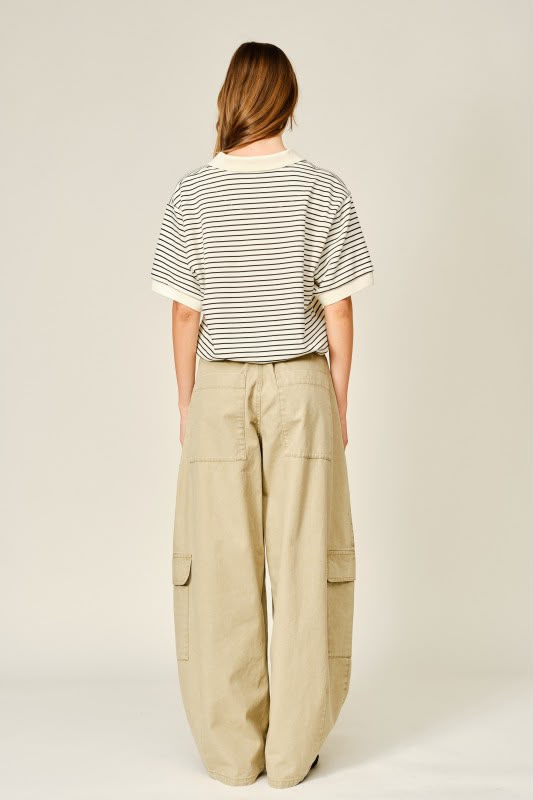 BARREL BEIGE CARGO PANTS
