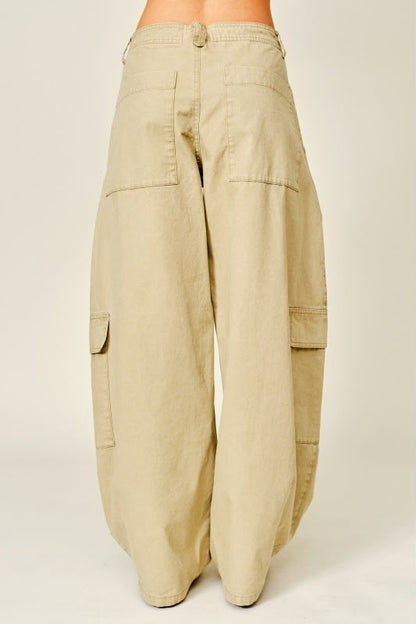 BARREL BEIGE CARGO PANTS