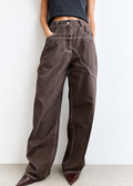 BOMBER DARK BROWN JEANS
