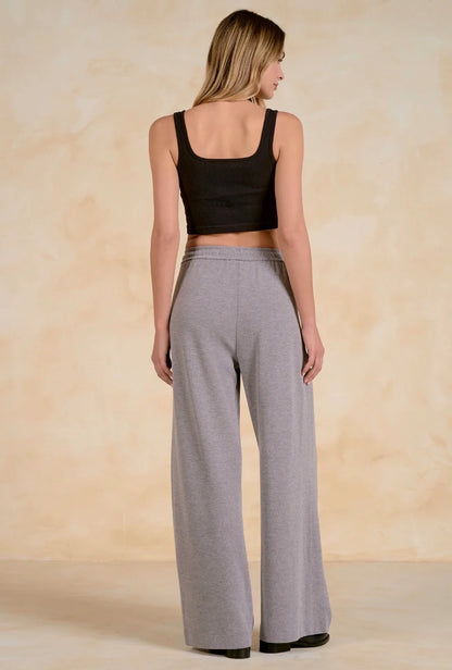 GREY BLAZER SWEAT PANTS SET