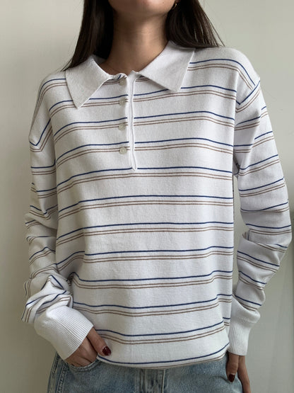 OFF WHITE STRIPED LONGSLEEVE