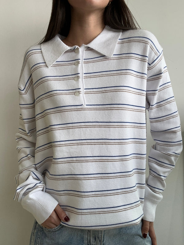 OFF WHITE STRIPED LONGSLEEVE