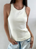 STITCHED WHITE T SHIRT