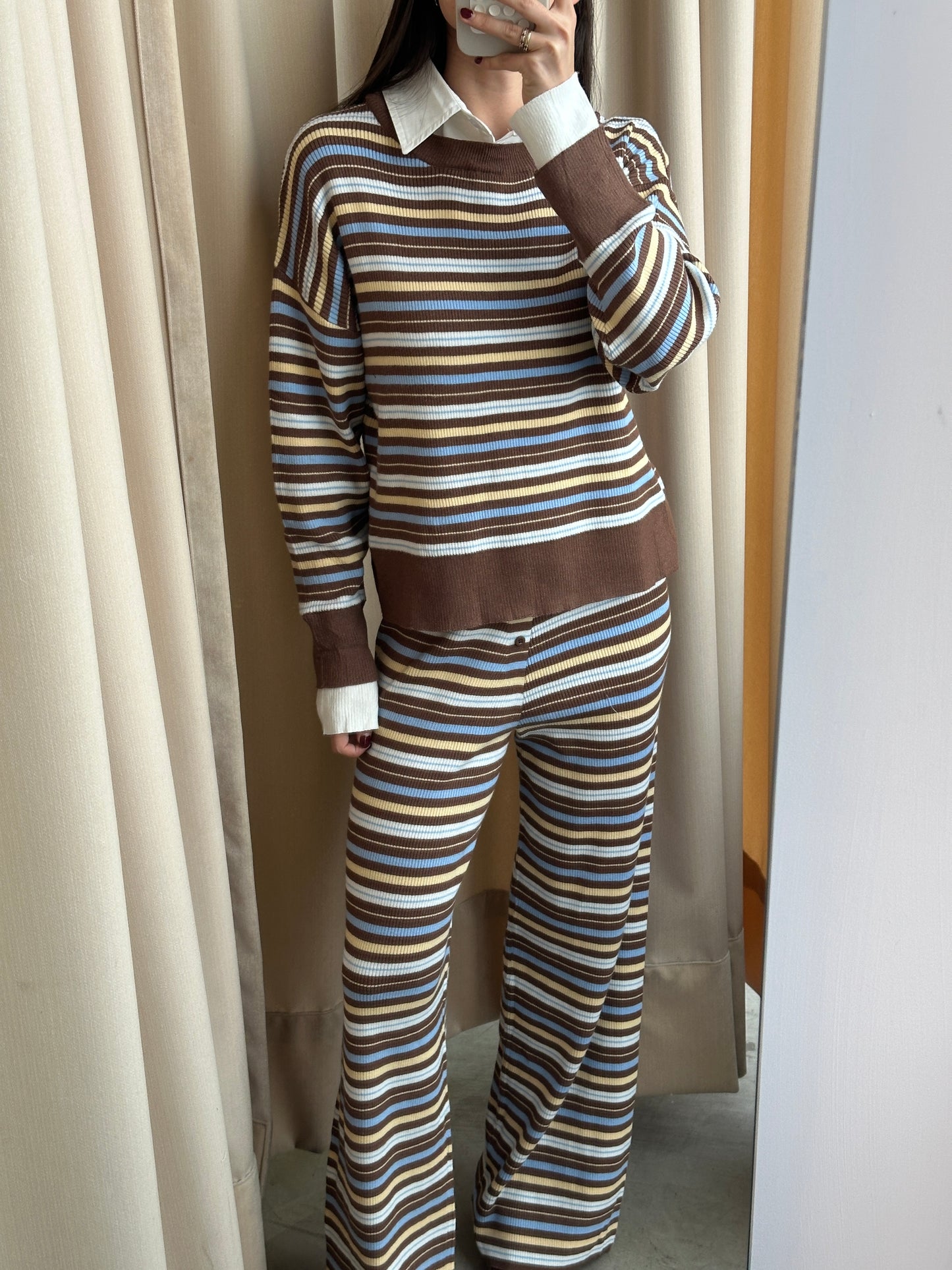 COCOA STRIPED SET