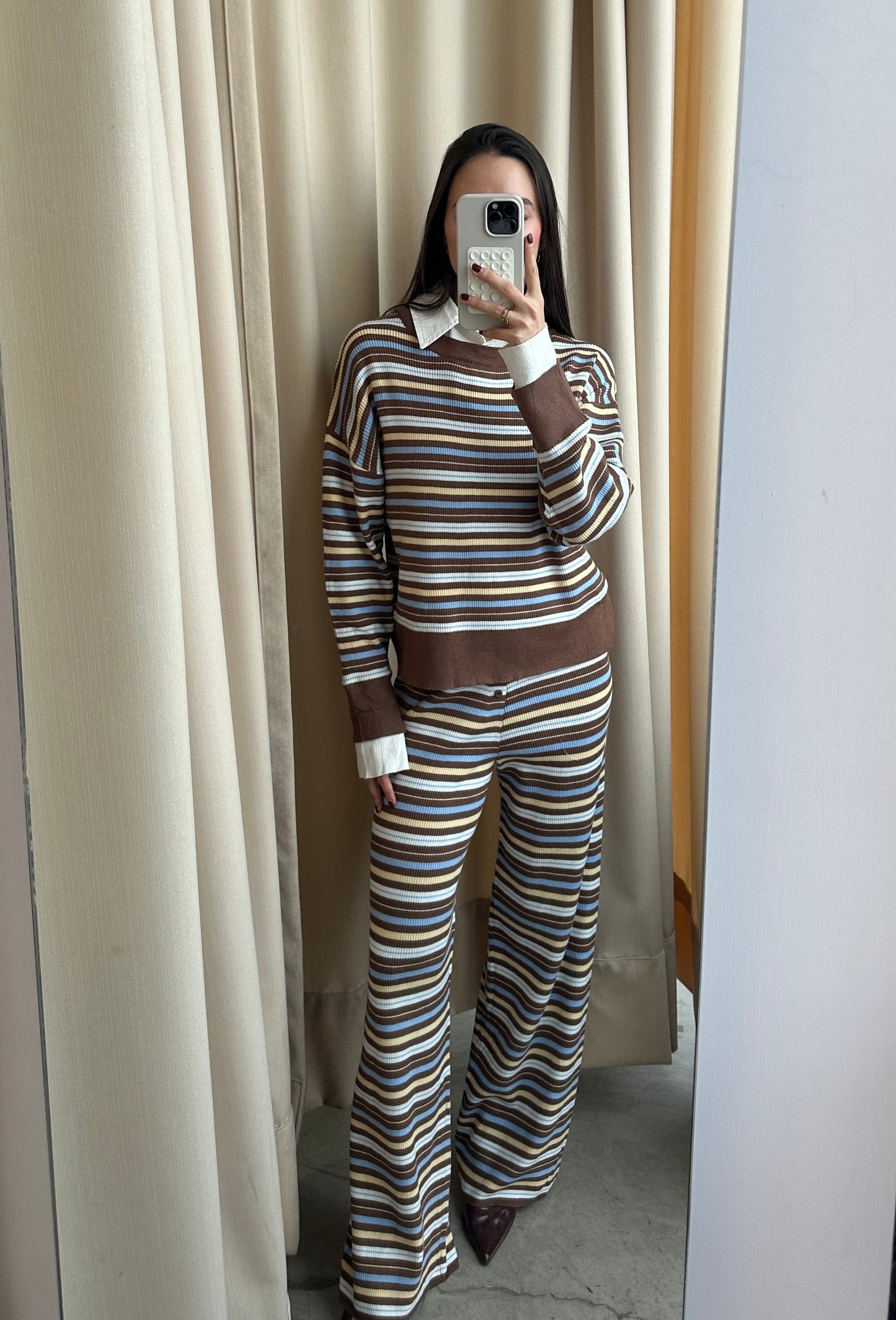 COCOA STRIPED SET